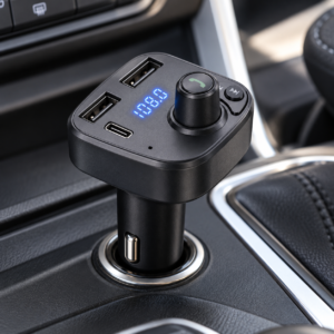 FM transmiter za auto C1 sa Bluetooth-om i LED ekranom